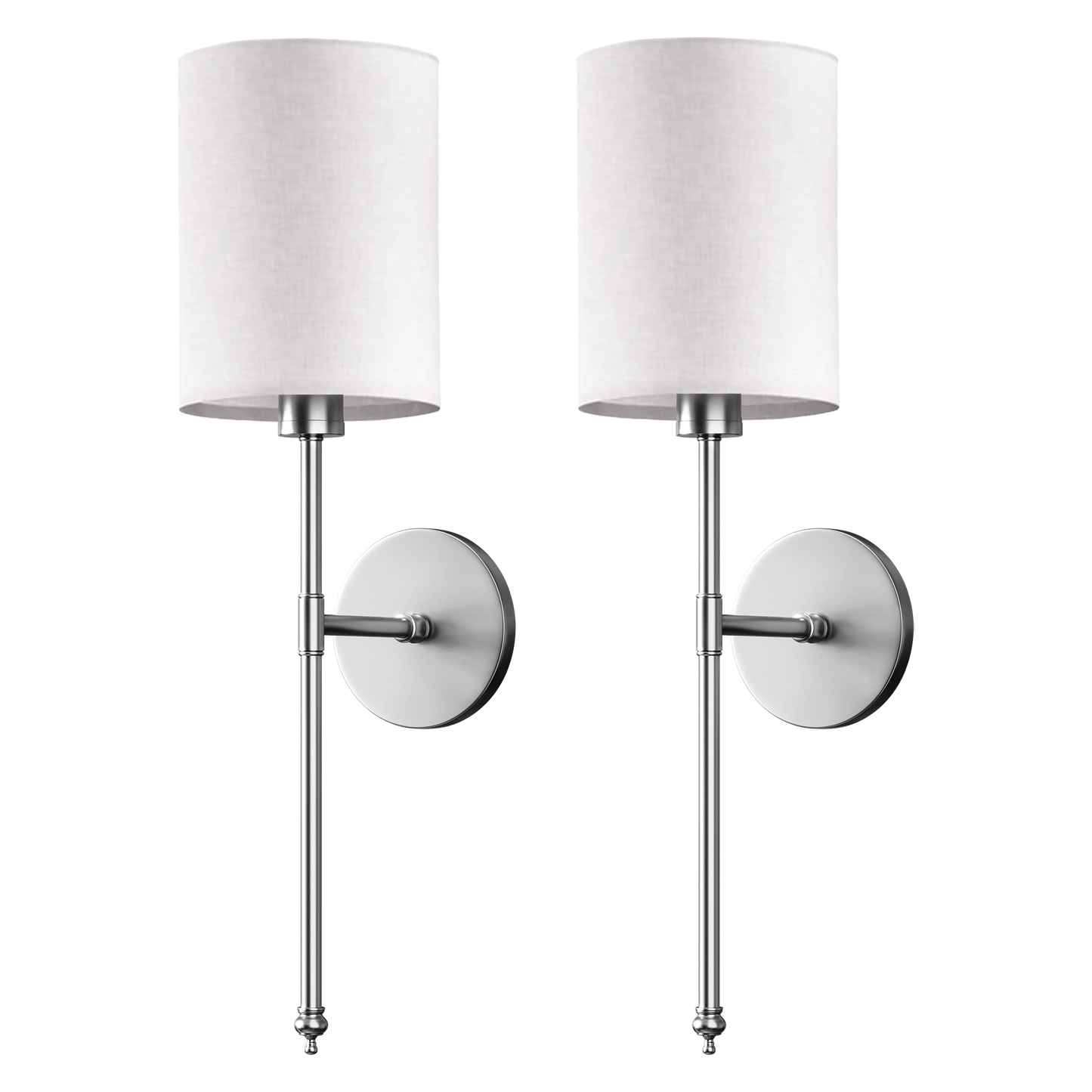 APPLIQUES MURALES CYLINDRIQUES SANS FIL (LOT DE 2)