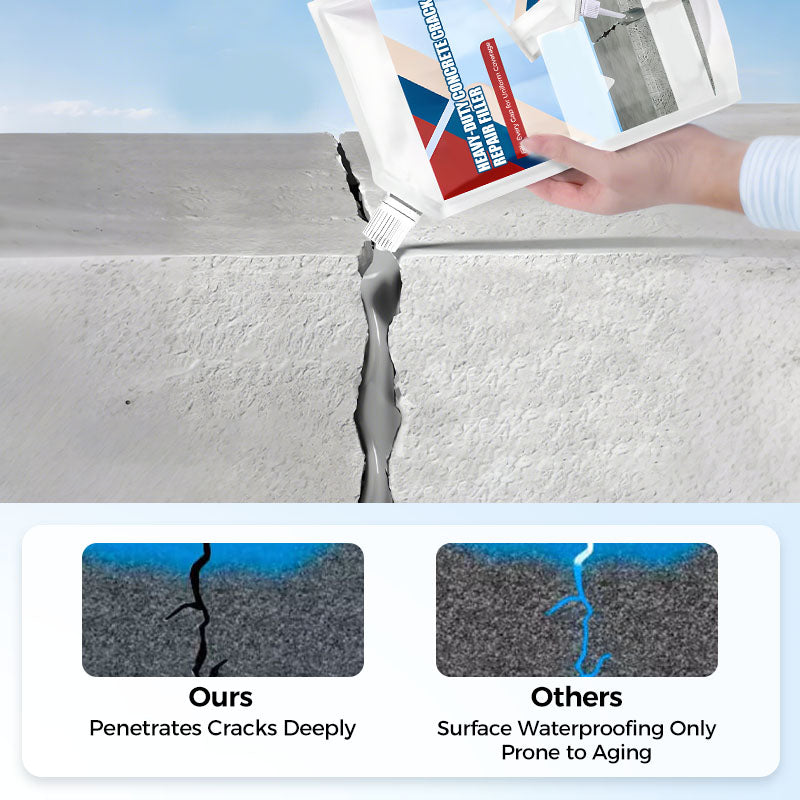 Colle de réparation pour fissures dans le béton à usage intensif
