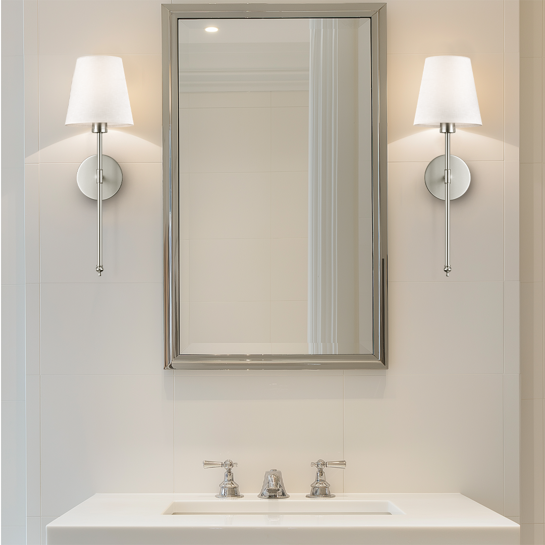 APPLIQUE MURALE SANS FIL (ENSEMBLE DE 2 + 2 AMPOULES INCLUSES)
