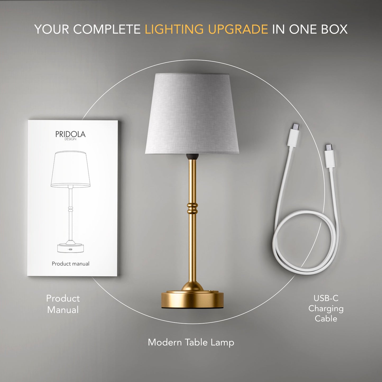 LAMPE DE TABLE MODERNE