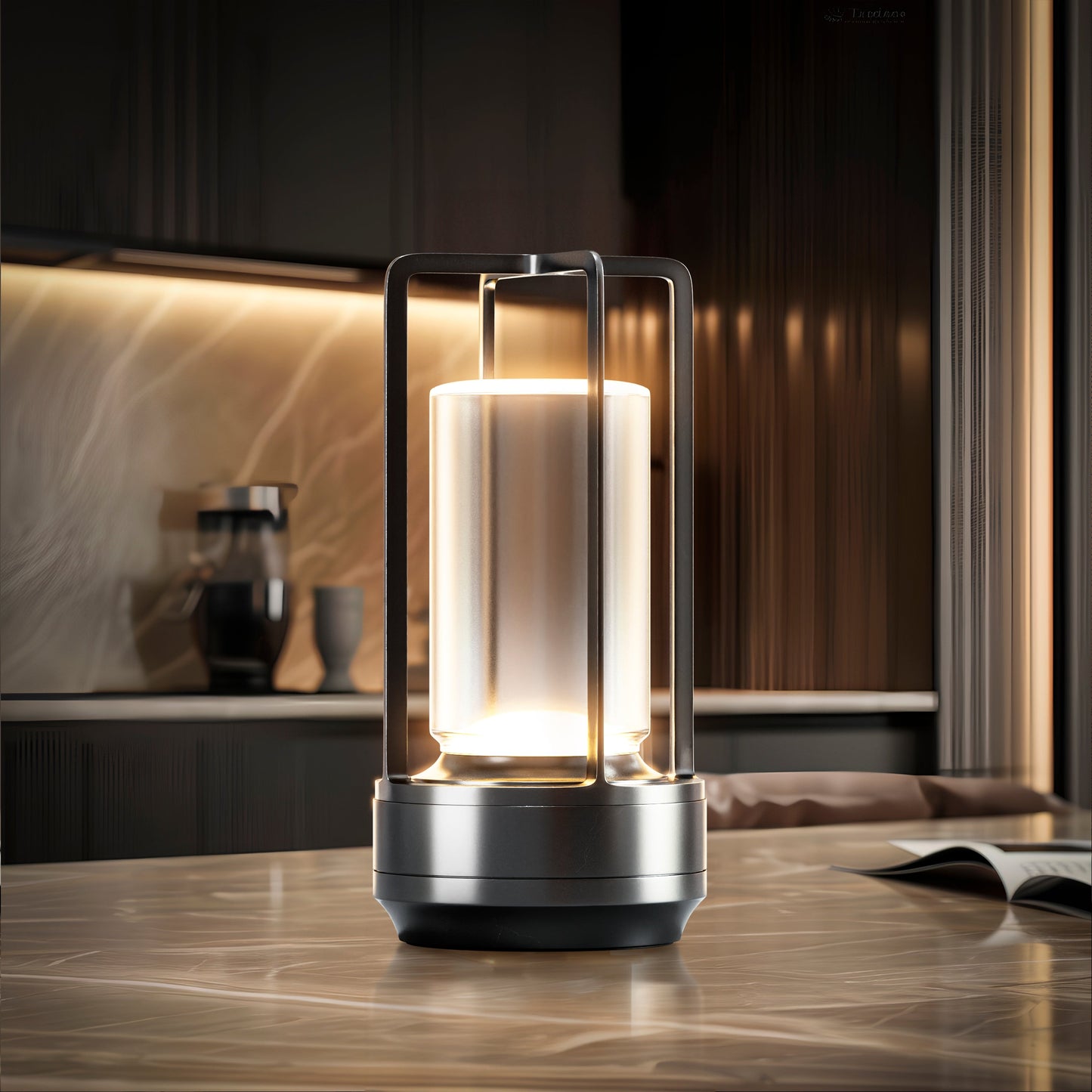 LAMPE DE TABLE EN CRISTAL