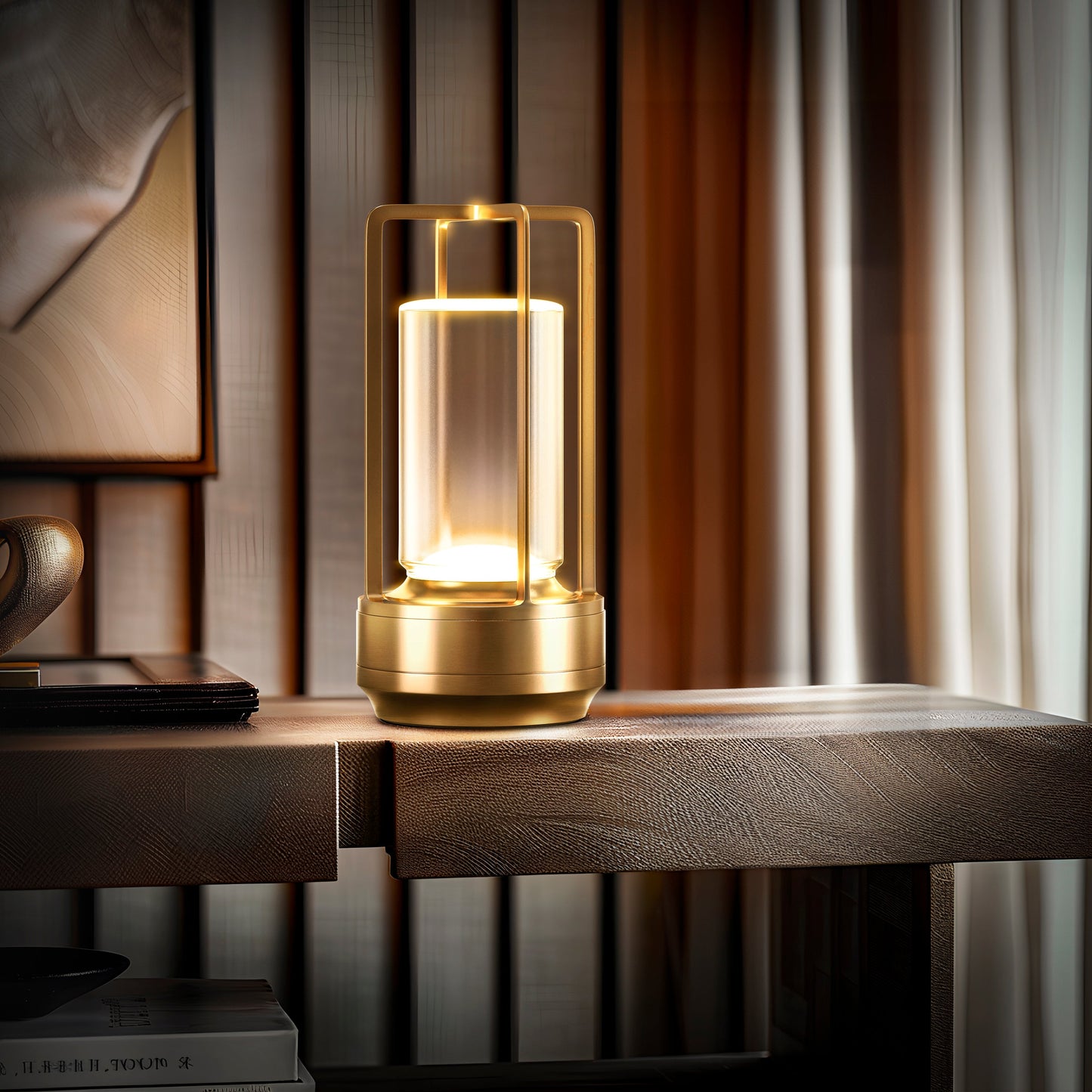LAMPE DE TABLE EN CRISTAL