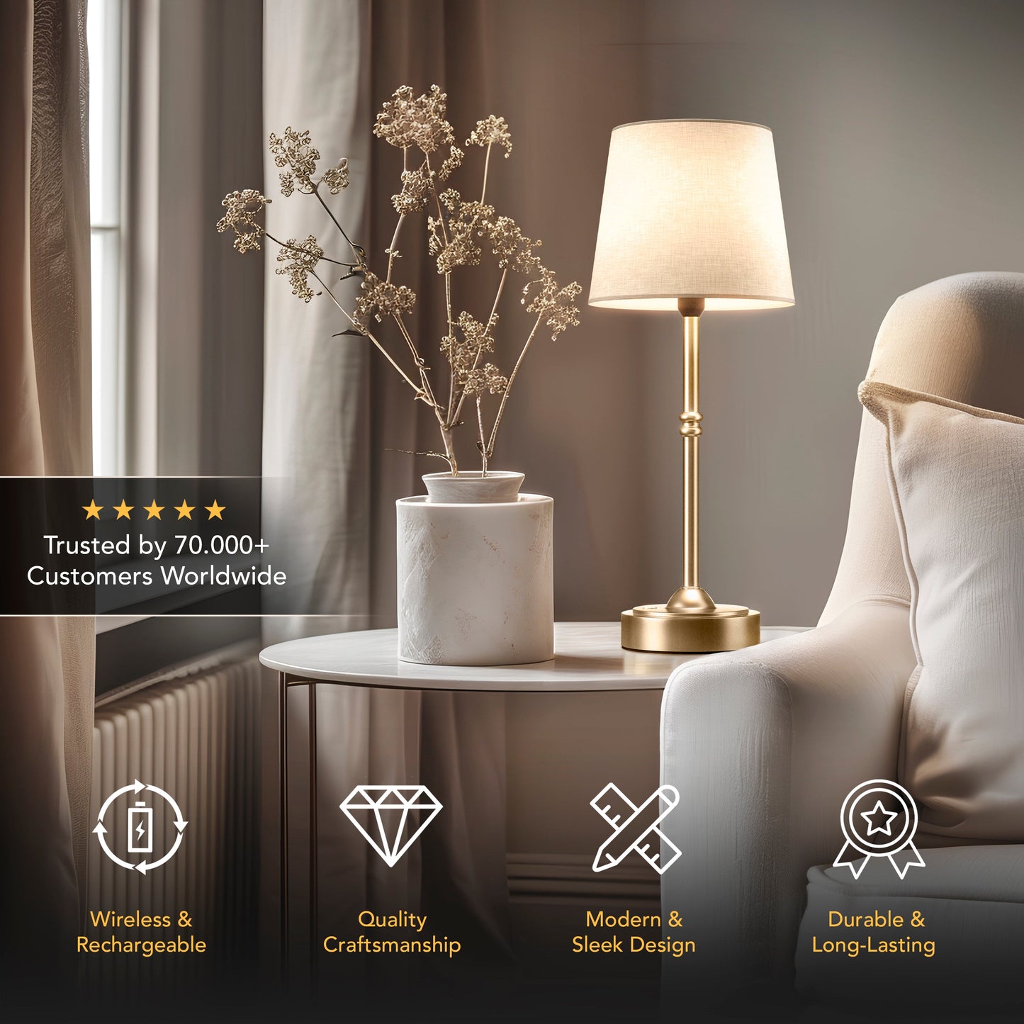 LAMPE DE TABLE MODERNE