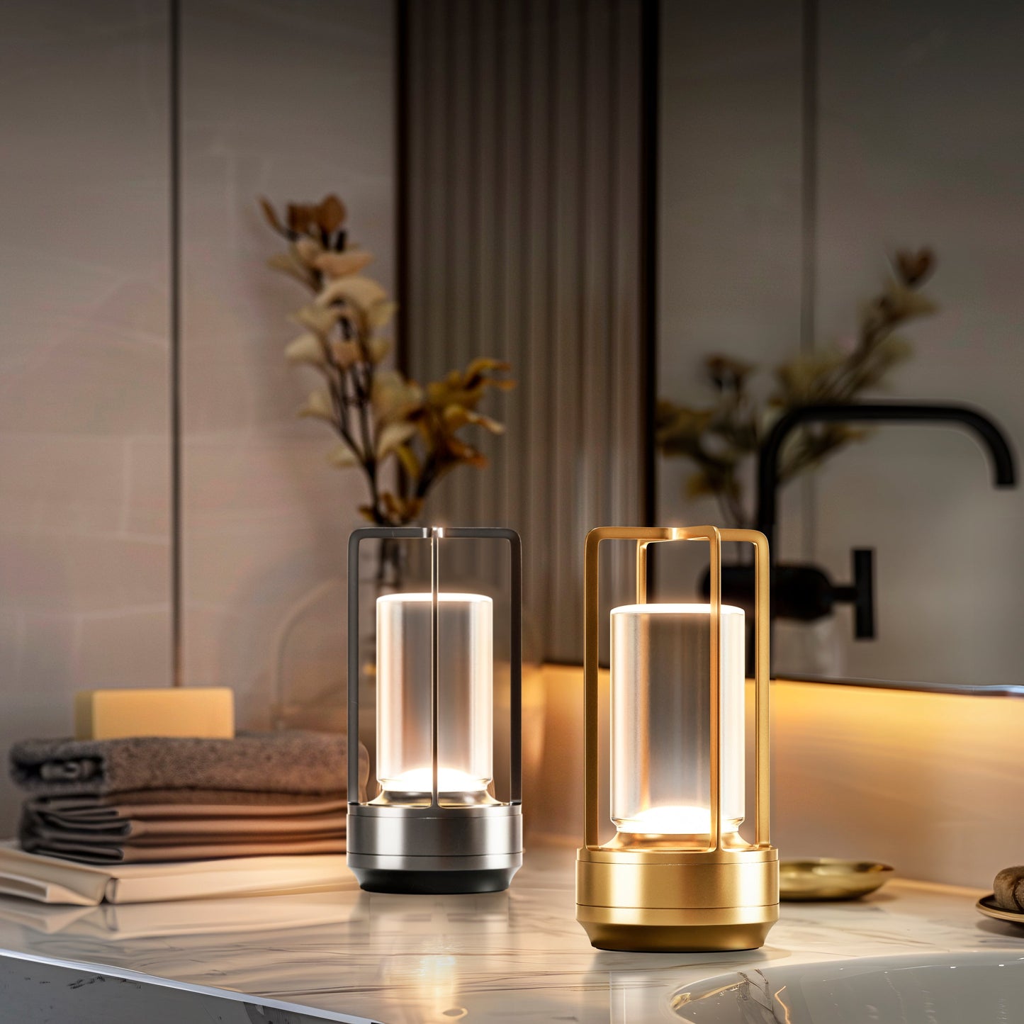 LAMPE DE TABLE EN CRISTAL