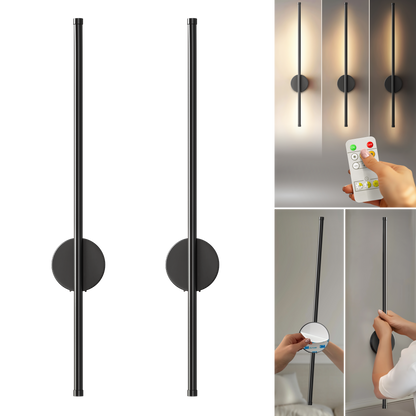 APPLIQUES MURALES MODERNES SANS FIL (LOT DE 2)